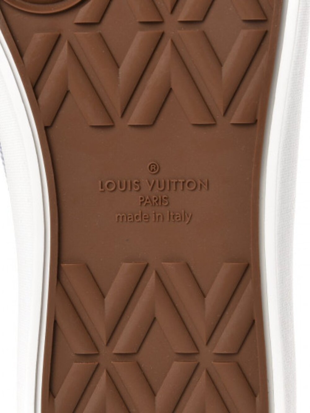 Louis Vuitton Epi Monogram Eclipse Trocadero Mens Shoes Sneaker LV 12 USA 13 - Picture 8 of 9